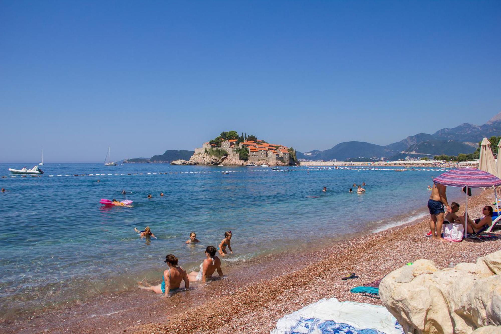 Montesan Luxury Apartment Beach Front Sveti Stefan Zewnętrze zdjęcie